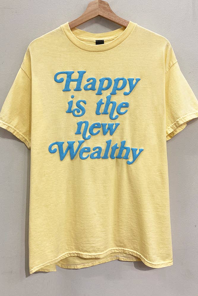 LEMON MERINGUE Happy Puff-Print Tee for wholesale on Faire2