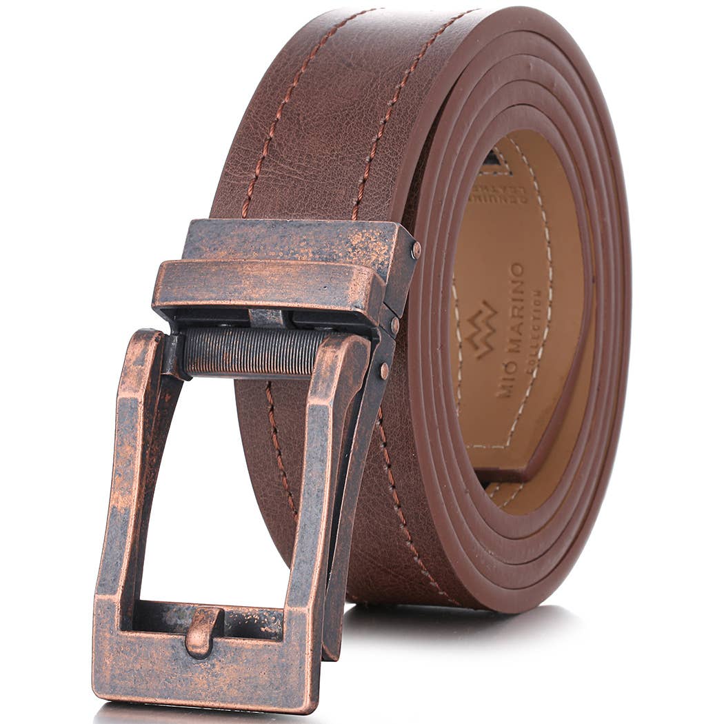 Mio Marino - Vente Ceinture – homme - Ceinture à cliquet en cuir Gilde2
