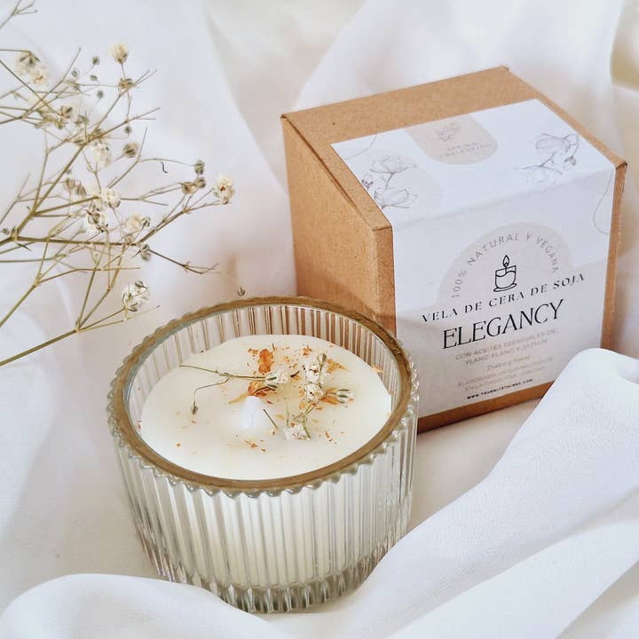 Your Nice Things - Candles - - Venta al por mayor Velas en tarros - Vela de soja en tarro de cristal (mini) ylang-ylang y jazmín
