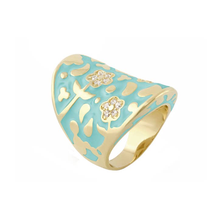 Flowers by Orly Cocktail Ring for wholesale by Lauren G Adams