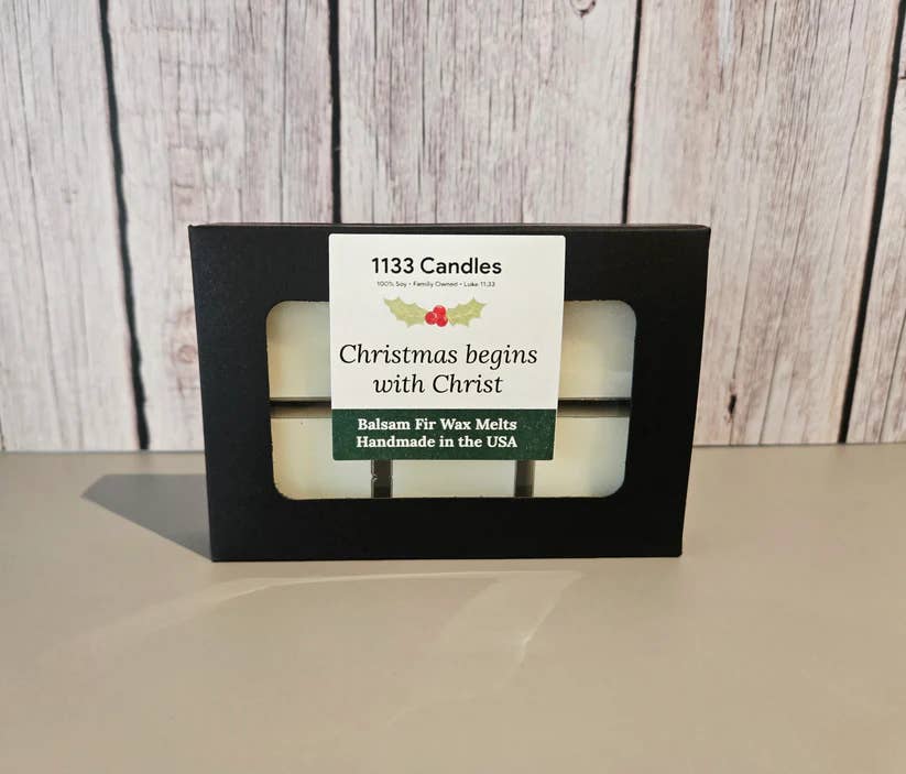 1133 Candles - Vente Fondants - Fondants de Noël | Fondants de cire de soja au sapin baumier