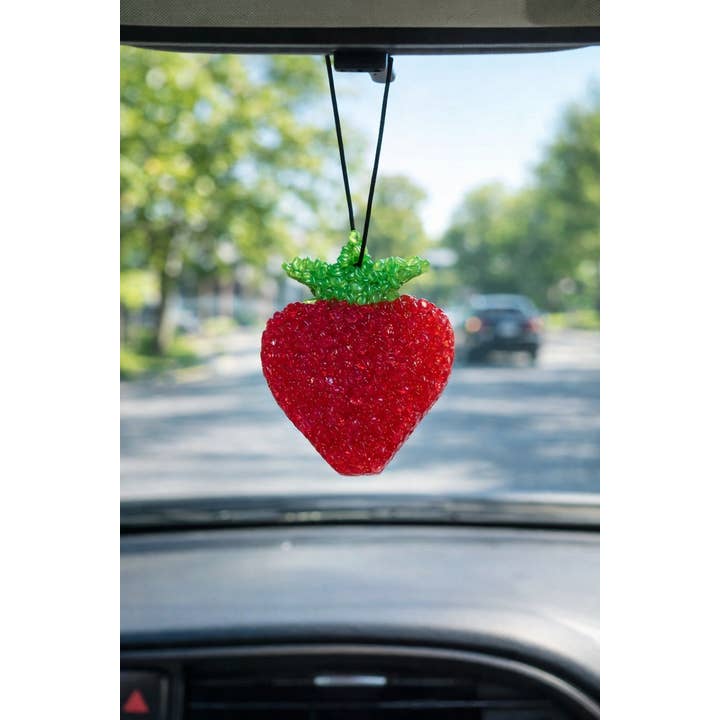 Car Freshener Strawberry 🍓 shaped air fresheners for wholesale by Hometouch Candle Co.