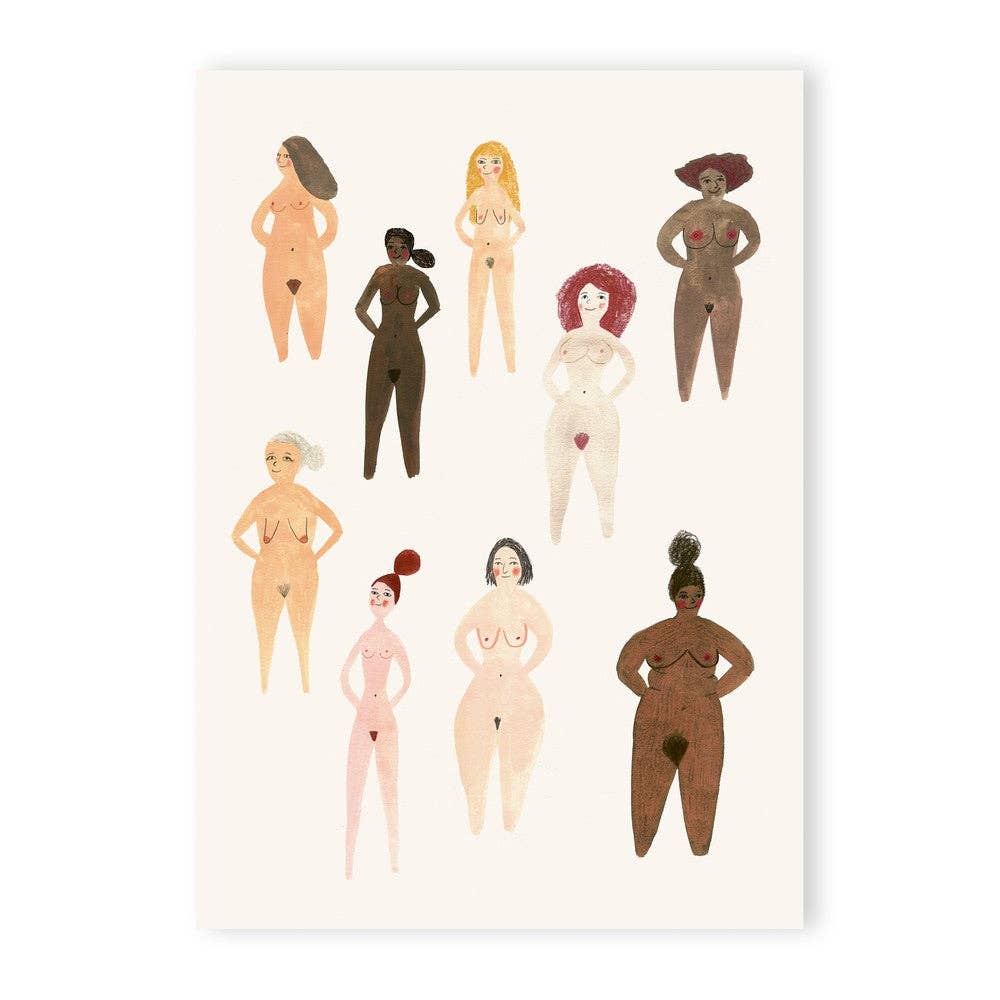 Fotini Tikkou Illustration – wholesale Art print – PROUD BODIES3
