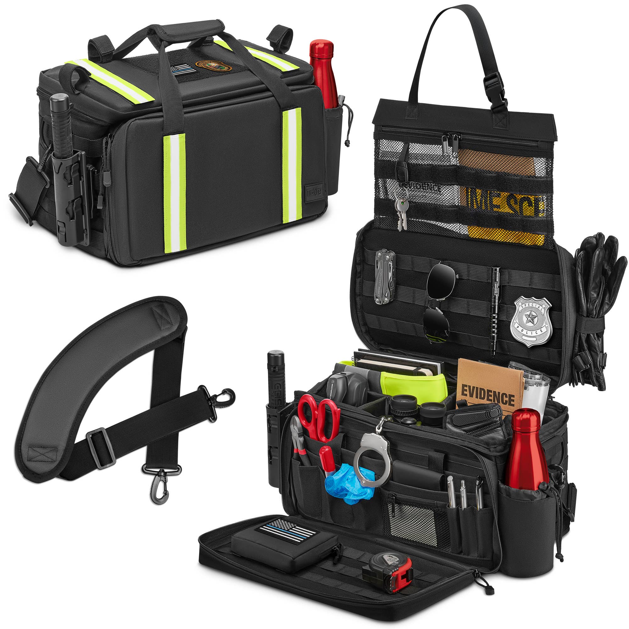 Gradzo - Vente Bacs de rangement - Organisateur de Siège de Patrouille – Organisateur Avant de Voiture7