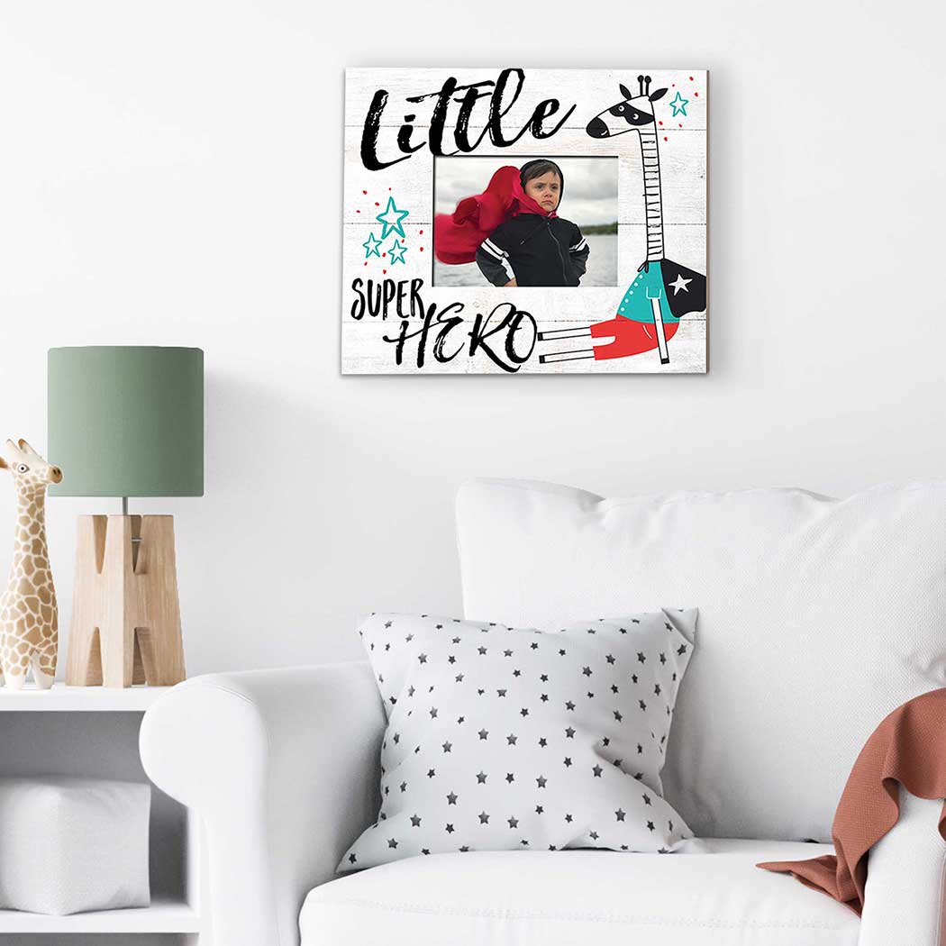 Kindred Hearts - Wholesale Picture Frame - Kids & Baby - Little Superhero Weathered Slat Photo Frame1