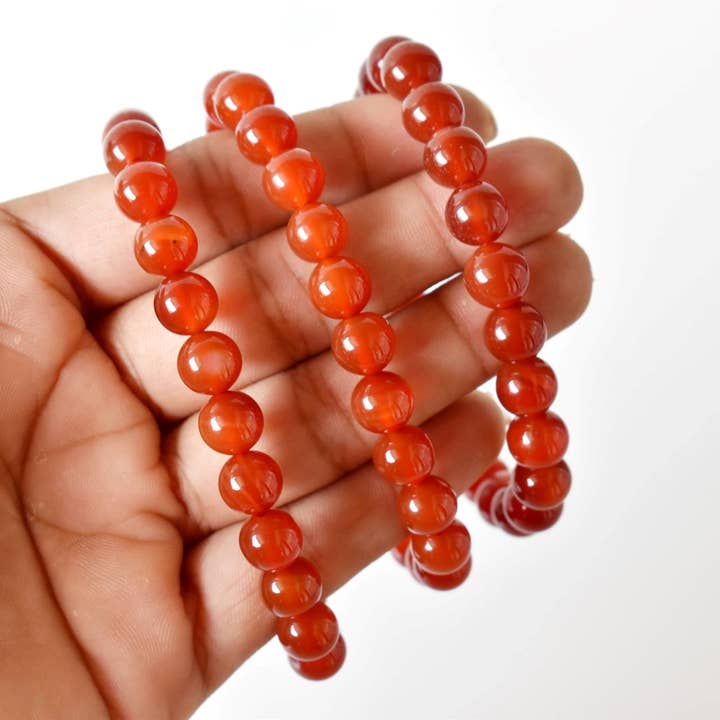 Soothing Crystals - Wholesale Beaded Bracelet - Healing Bracelet | Red Onyx | Gemstone Bracelet5