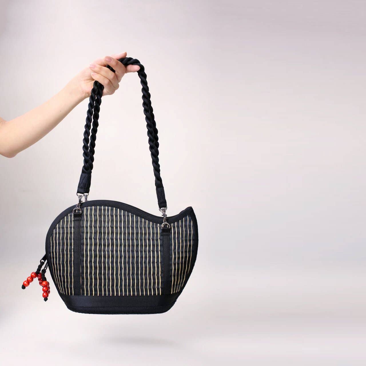 Baskets of Cambodia - Wholesale Crossbody Bag - Women's - Award-Winning Medium Size Asymmetrical Kiri Wave Purse15