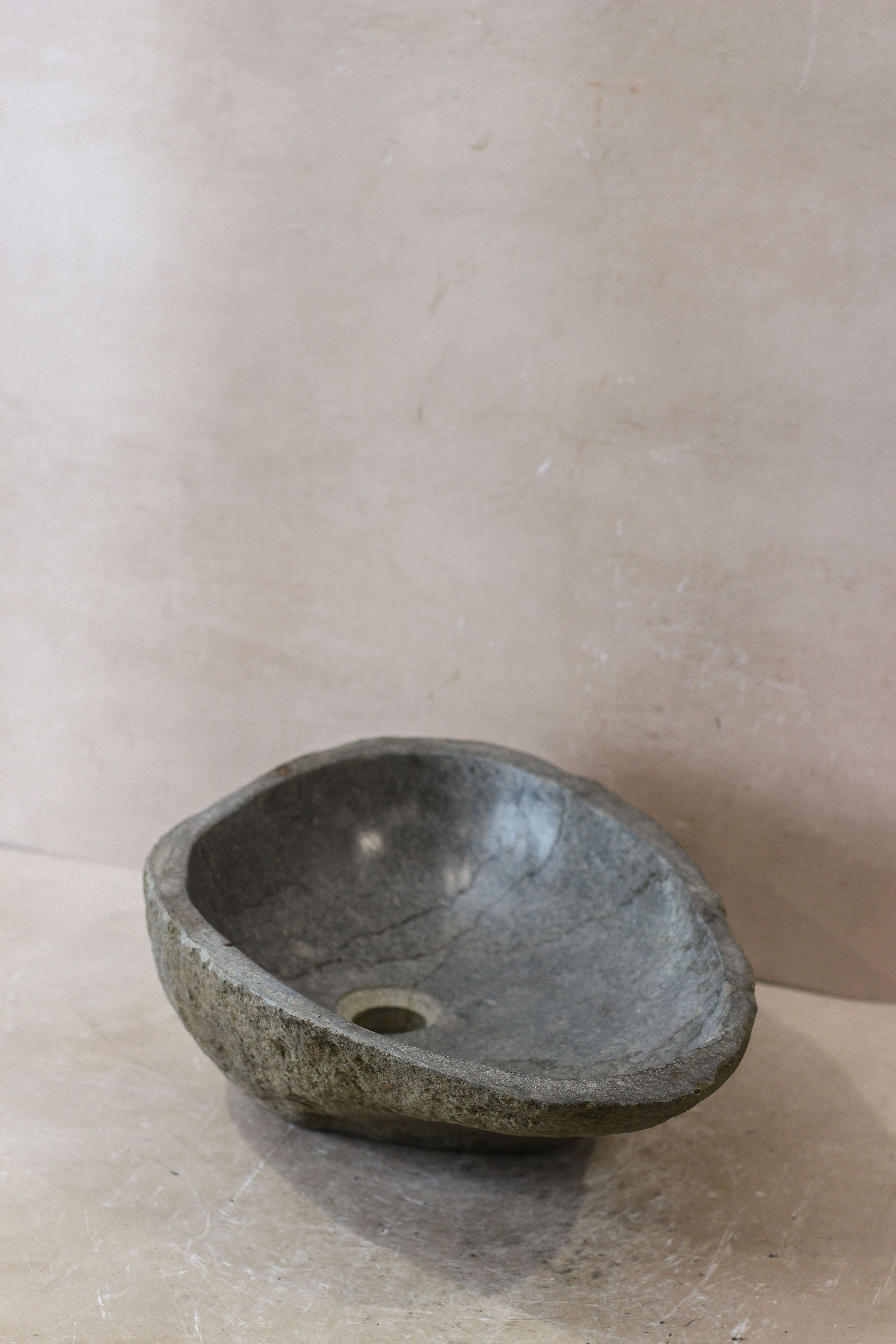 Botanical Boys - Wholesale Bathroom Accessory Set - Riverstone Wash Basin Sink - no 11