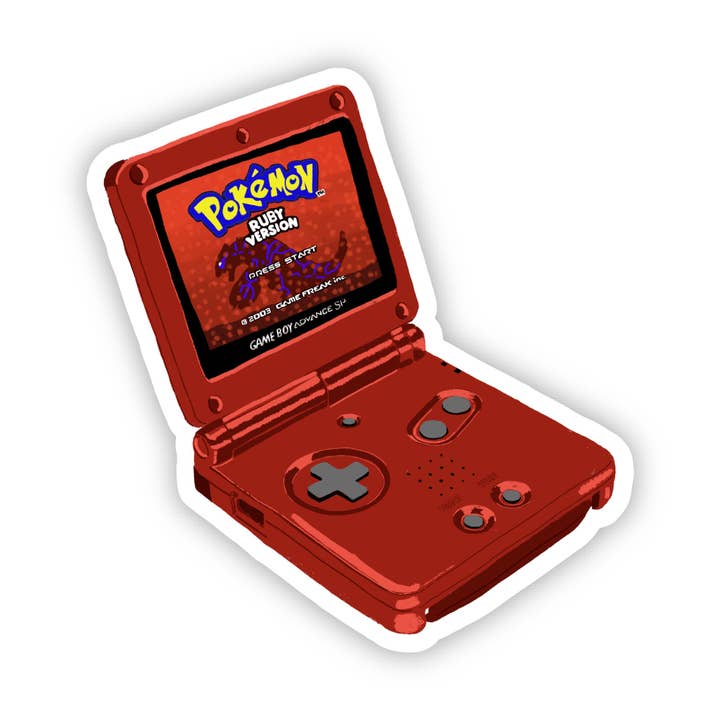 Sticker Nostalgia Hoenn Adventure Red for wholesale by Copper & Print