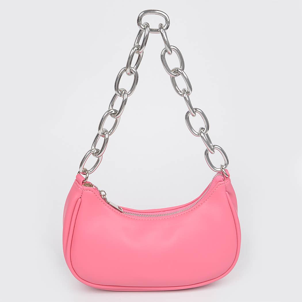 3AM BY H&D ACCESSORIES - Wholesale Shoulder Bag - Women's - Faux Leather Chain Shoulder Bag8