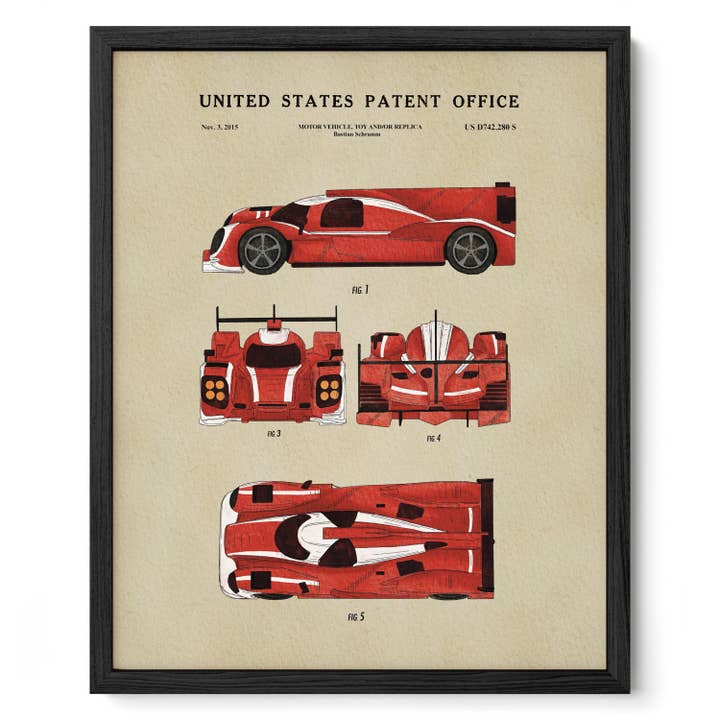 Porsche Le Mans Prototype for wholesale by Timeless Patents