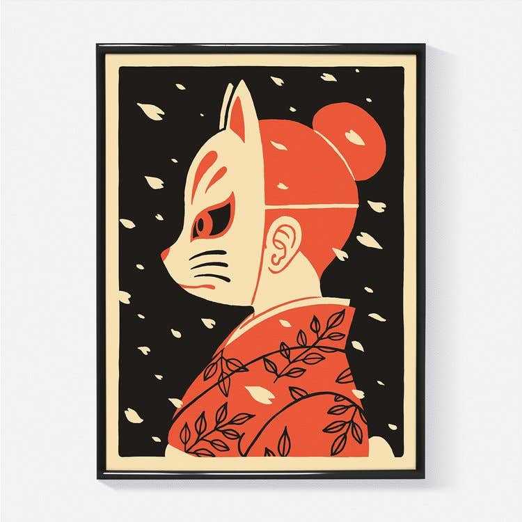 Yeaaah! Studio - Wholesale Poster - “Hanami” poster (A4 format, 30x40cm or 50x70cm)1