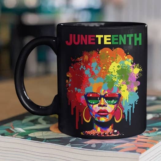 Juneteenth History African American Black Freedom Mug for wholesale by OneStopSapphireShop