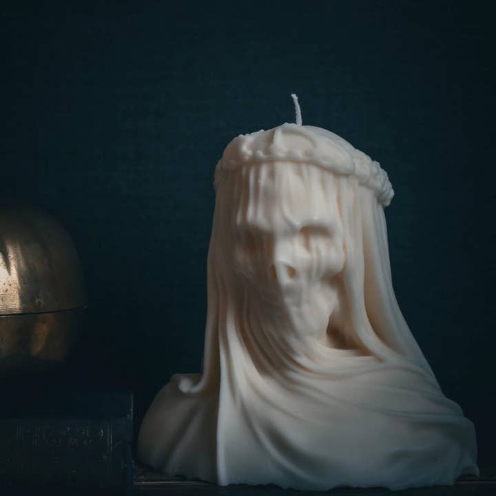 VEILED LADY OF DEATH CANDLE | PILLAR and other Purchase Wholesale death note. Free Returns & Net 60 Terms on Faire trending on Faire.