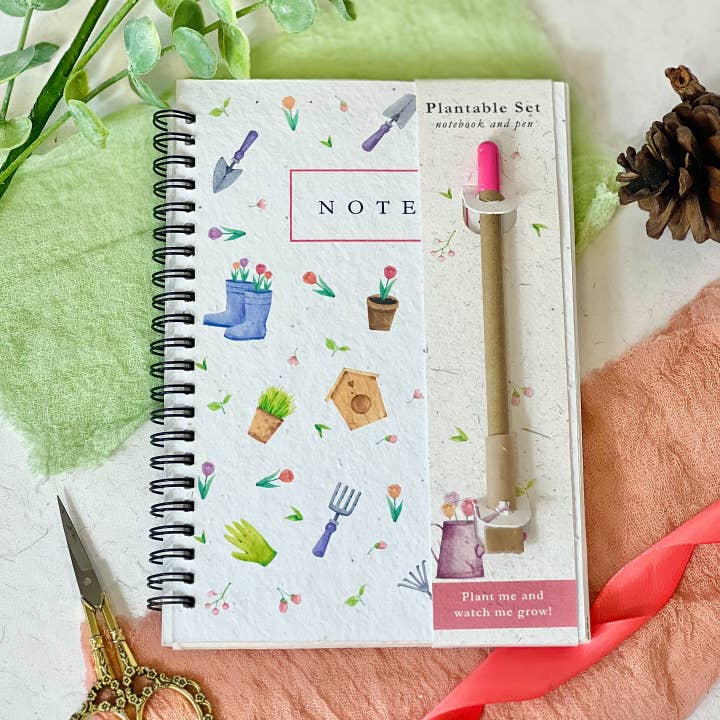 Little Green Gifts – wholesale Notebook – A5 Notebook & Pen Set - Choice Of Designs (TU-6)5