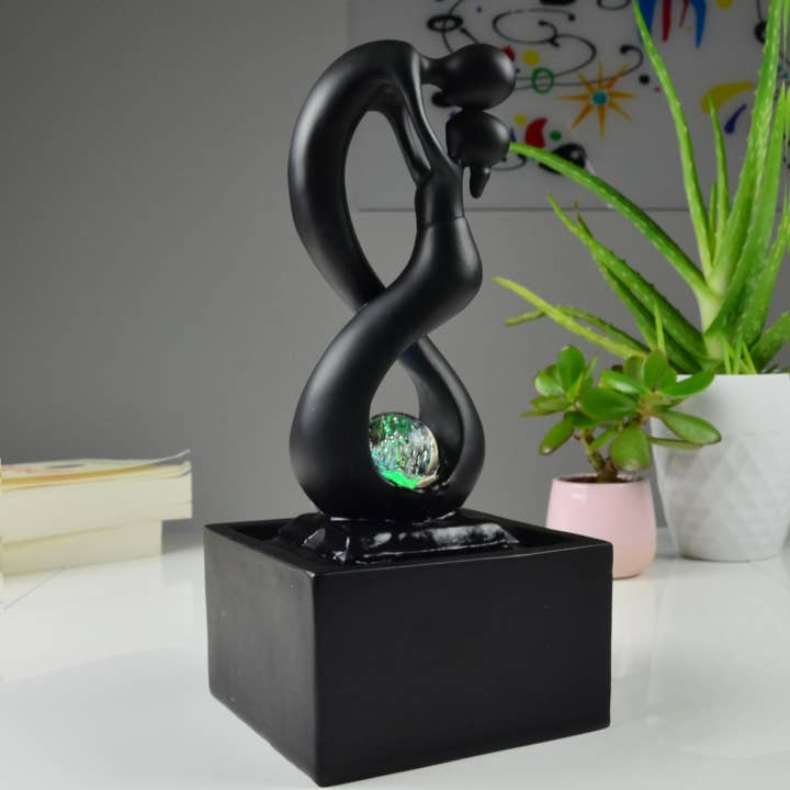 Zen'Arôme - Wholesale Decorative tabletop object - Modern Indoor Fountain Amor Noir Gift Idea7
