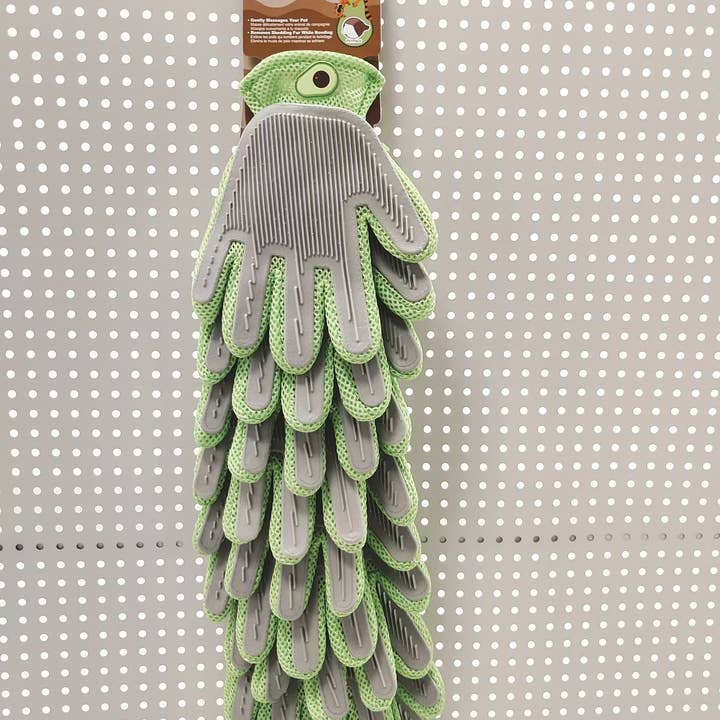 PetPals Group – Großhandel Haustierreinigung – PetPals Massage- und Fellhandschuh, 30,5 cm hoch, wiederverwendbar, Größe S