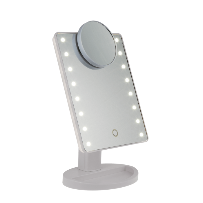 Out of the blue KG - Wholesale Makeup Mirror - Cosmetic mirror with 16 LED & magnifier mirror,2