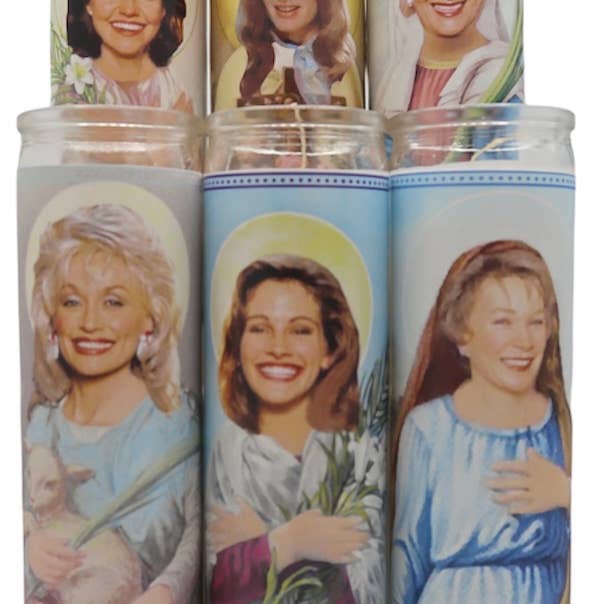 Steel Magnolias Devotional Prayer Saint Candles for wholesale by The Luminary and Co.