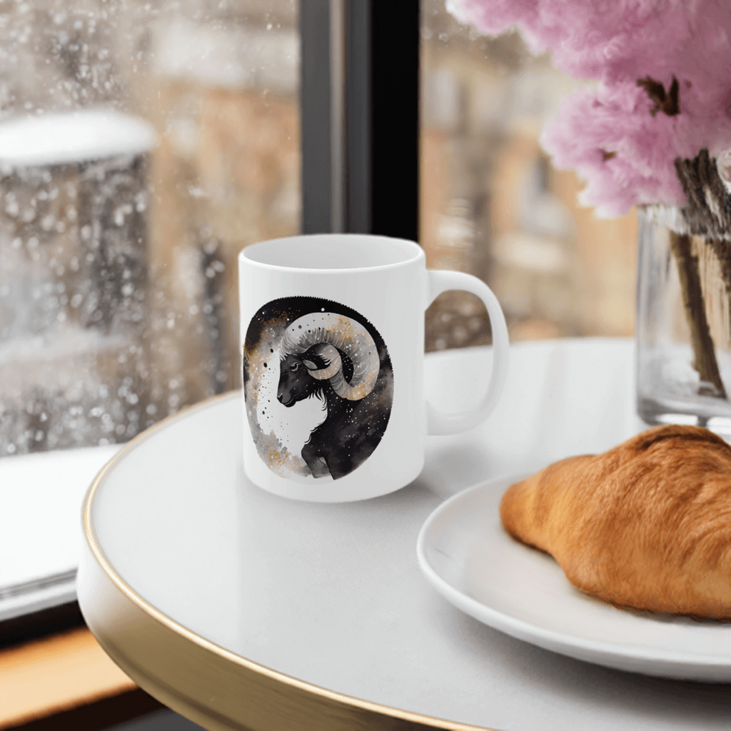 Celestia Libra Creative - Wholesale Coffee Mug - Aries Zodiac Coffee Mug - Astrology-Inspired Ceramic Cup for Aries Birthdays & Gift Ideas2