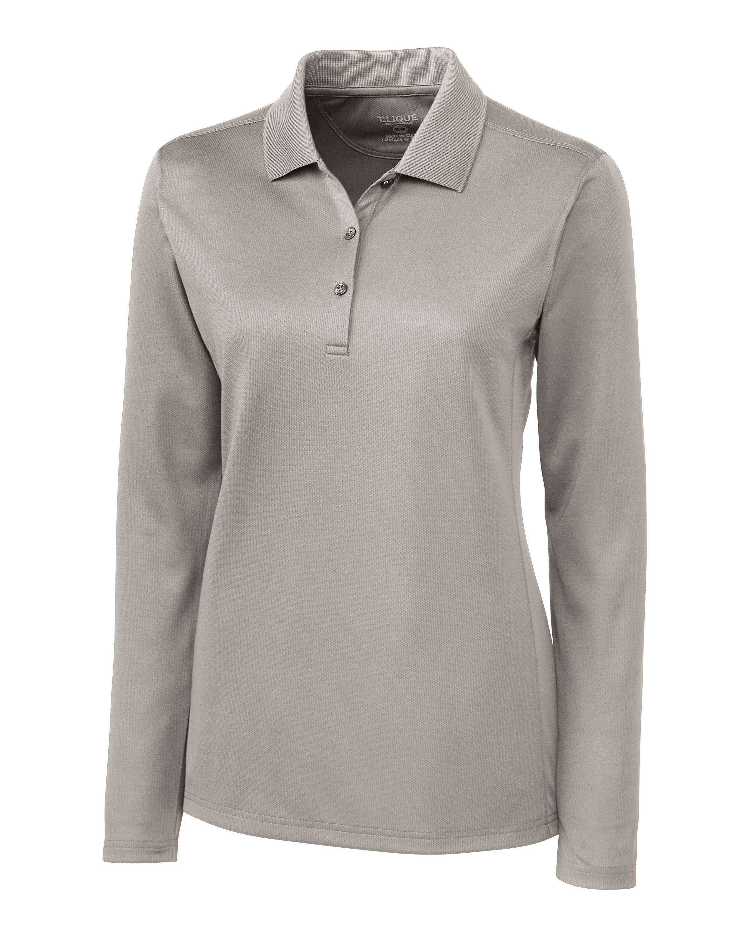 Cutter & Buck - Wholesale Polo - Women's - Clique Ice Pique Long Sleeve Tech Womens Polo6