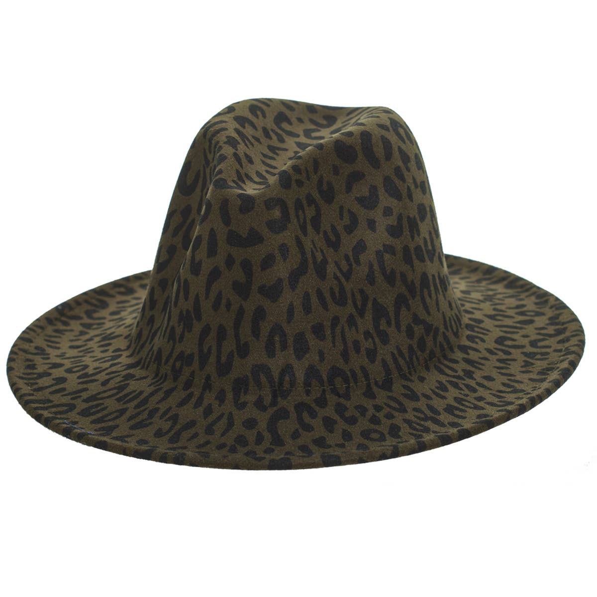 Suzie Q USA - Vendita all'ingrosso Fedora - Donna - Cappello a cilindro jazz leopardato feltro di lana realizzato in cotone5