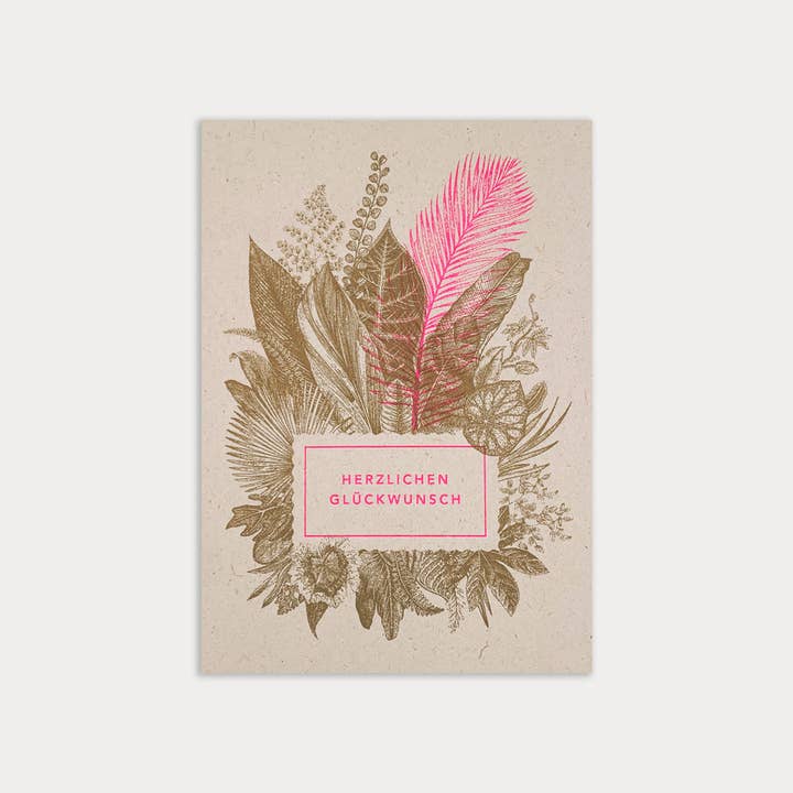 Togethery - Vente Cartes postales - Carte postale écologique de félicitations sur papier naturel