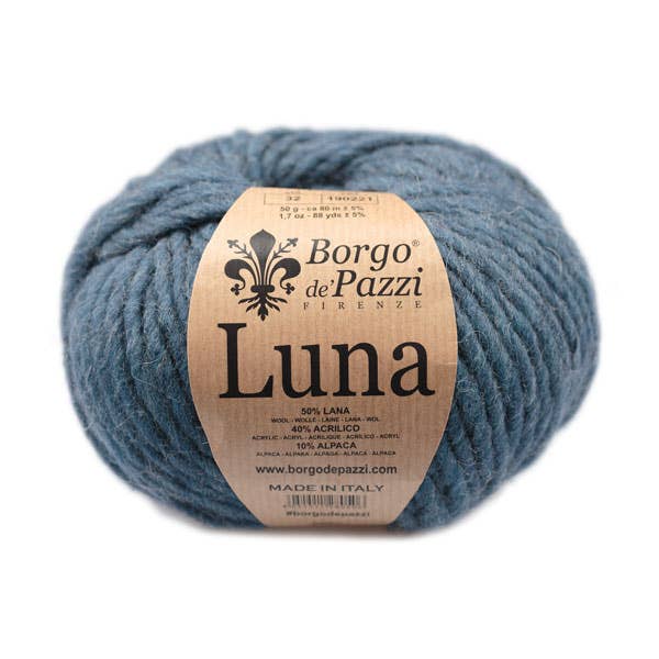 Borgo de' Pazzi - Firenze – Fio por atacado – Luna - Fio de lã multiuso em pacote com 10 novelos de 50 g11