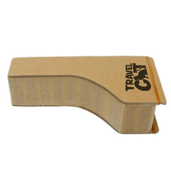 Travel Cat | Your Cat Backpack - Wholesale Pet Scratcher - Cat - "The Accordion" Travel Cardboard Bed & Scratcher