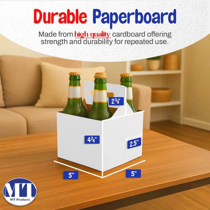 MT Products - Wholesale Bottle Rack/Holder - MT Products Cardboard Drink Carrier/Bottle Holder3