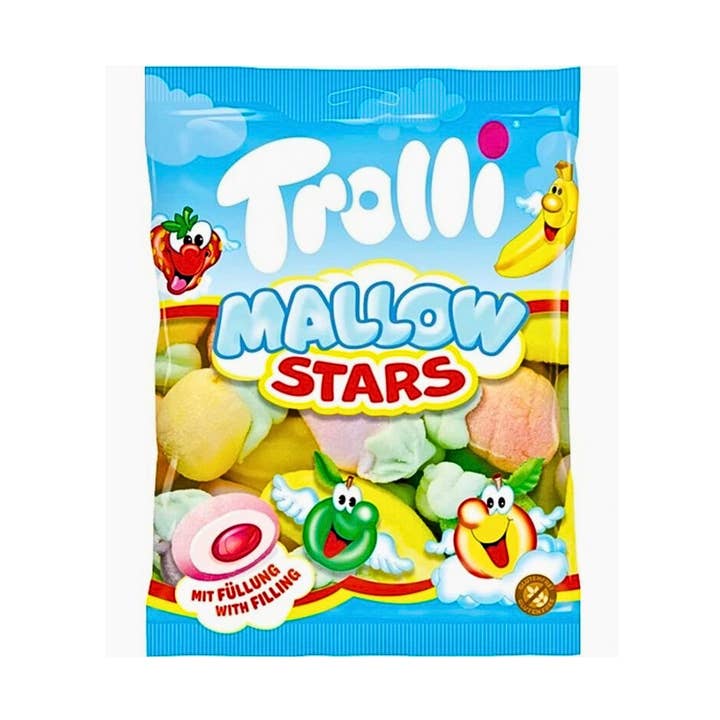 Trolli Mallow Stars 150g, 8ct for wholesale by Snack Daddy