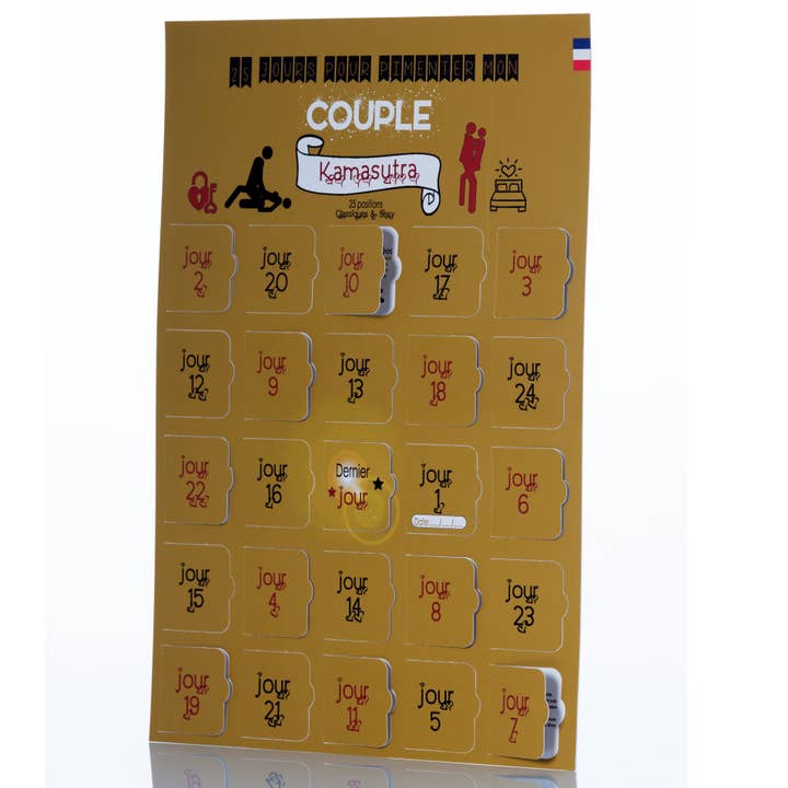 CALENDRIER EVENEMENT - Wholesale Advent Calendar - Before and after calendar for couple 25 positions1