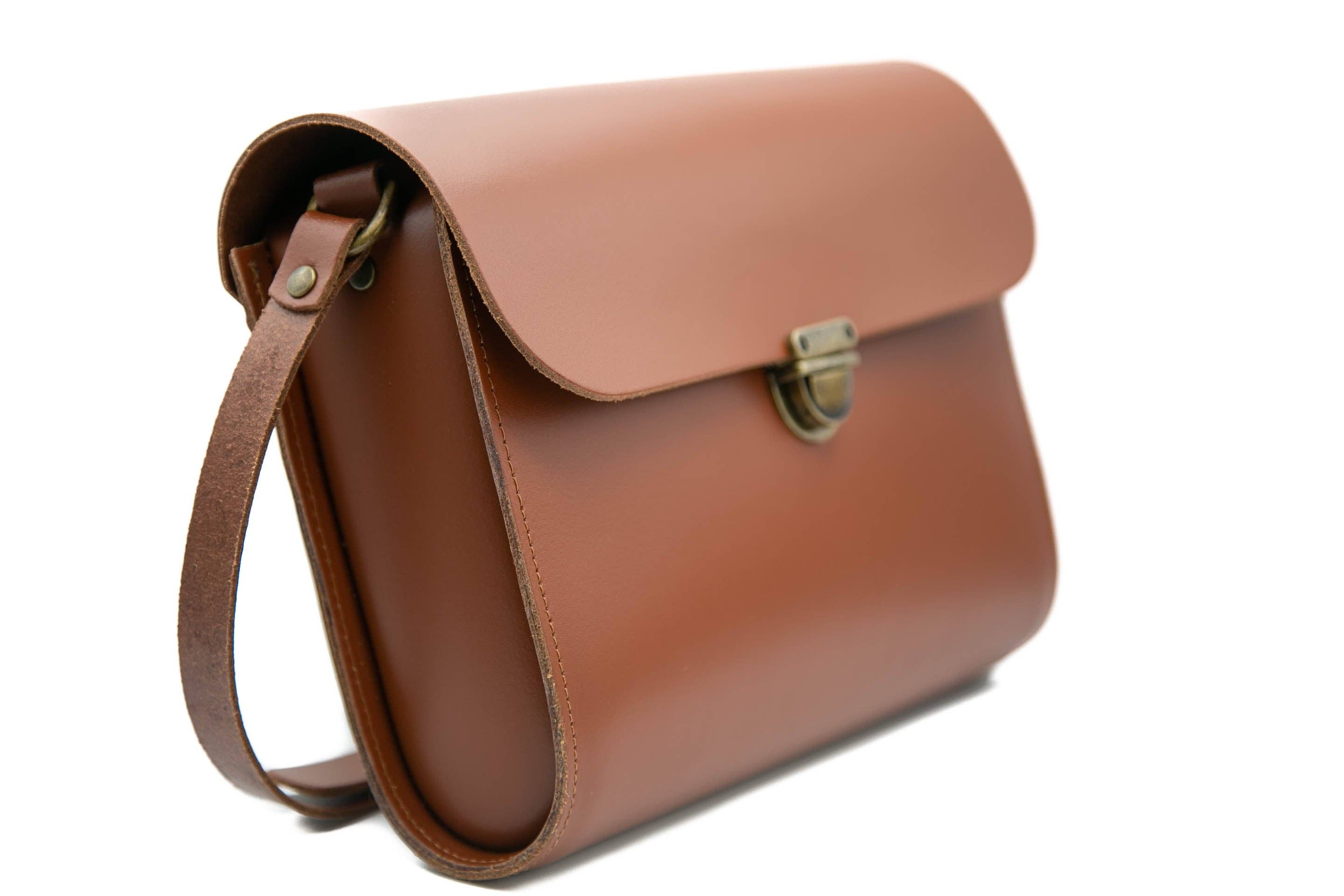 Tan Leather Satchel - Leilani for wholesale on Faire7