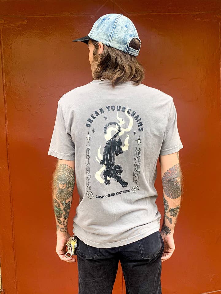 Break Your Chains T-Shirt for wholesale by Cosmic Shark Clothing