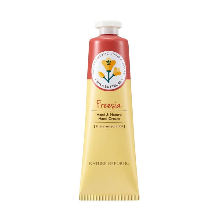 Nature Republic Hand & Nature Hand Cream Freesia for wholesale by VIAI Beauty