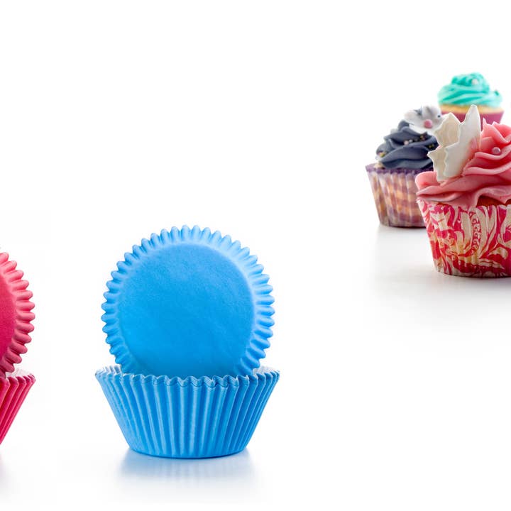 Ibili - Wholesale Cupcake/Muffin Pan - IBILI - Pastry capsules (blue+pink)