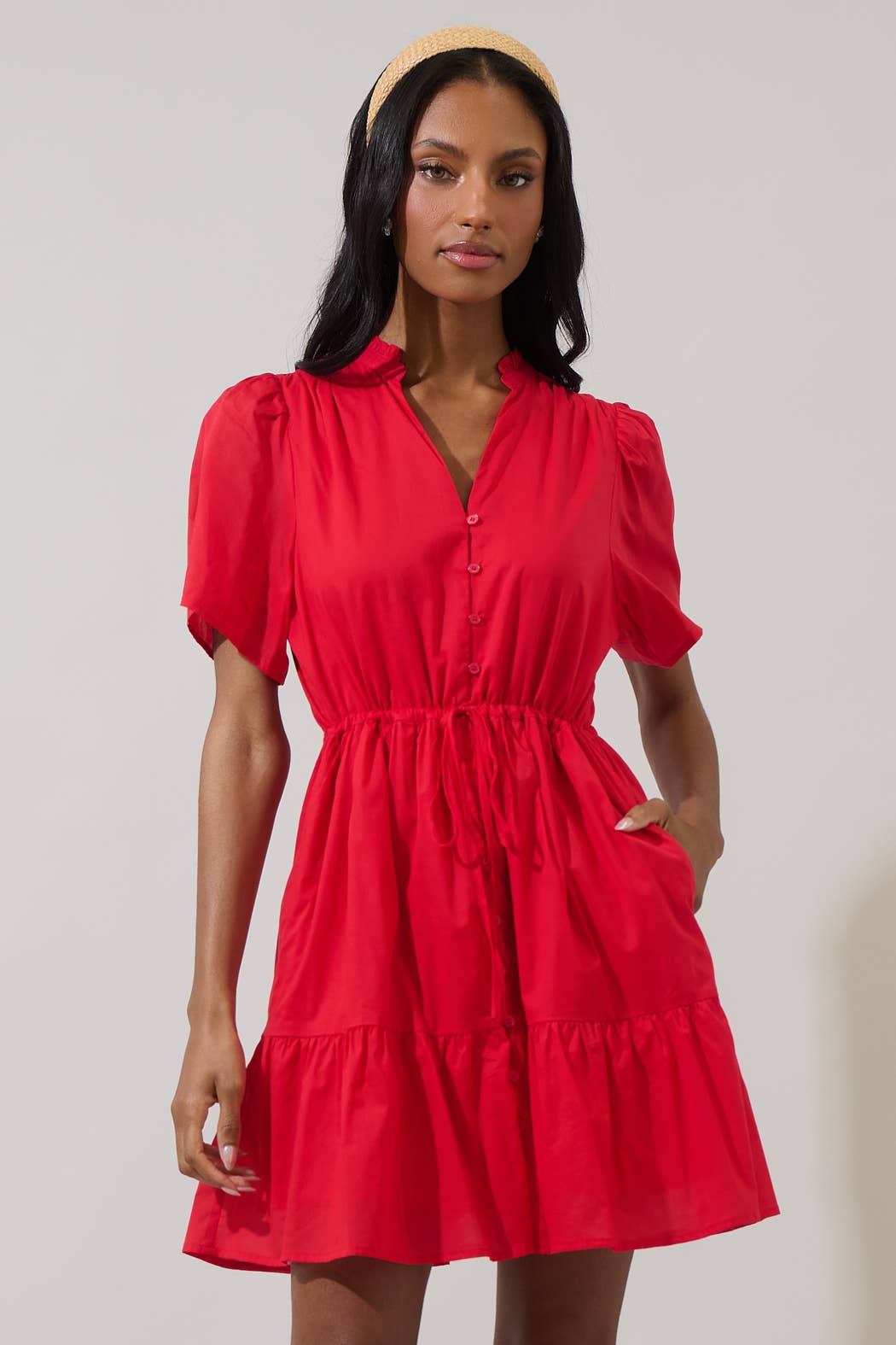 Sugarlips - Wholesale Dress - Women's - Amo Button Up Mini Dress0