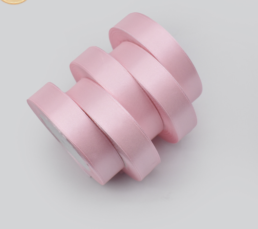 ByHome - Vente Ruban – emballage cadeau - Ruban large en polyester satiné à double couche, 4/5 x 100 mètres2