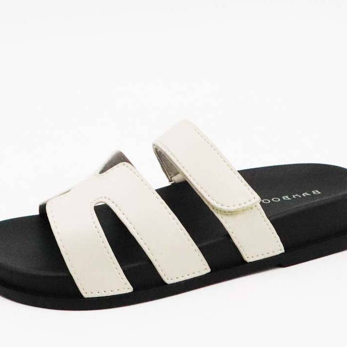 Mars Sky Shoes Wholesale - Wholesale Sandals - Women's - Bamboo CONQUER-01 Women Casual Sole Velcro Band Slide Sandal