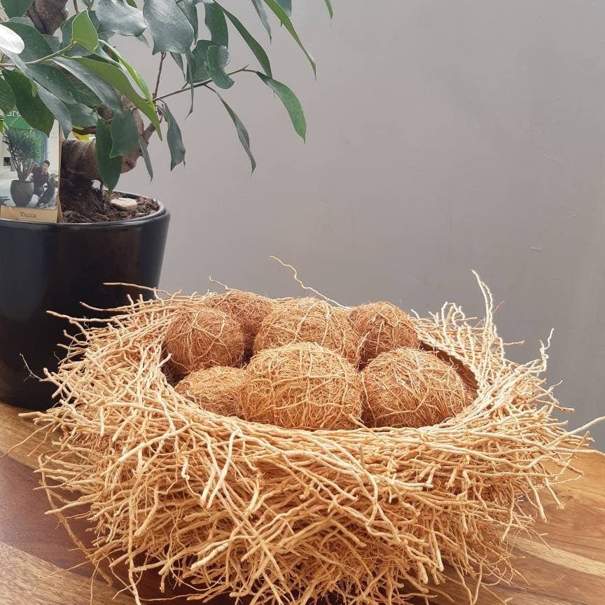 raphiasac - Wholesale Diffuser Fragrance Refill - Vetiver nests, vetiver baskets, Vetiver basket