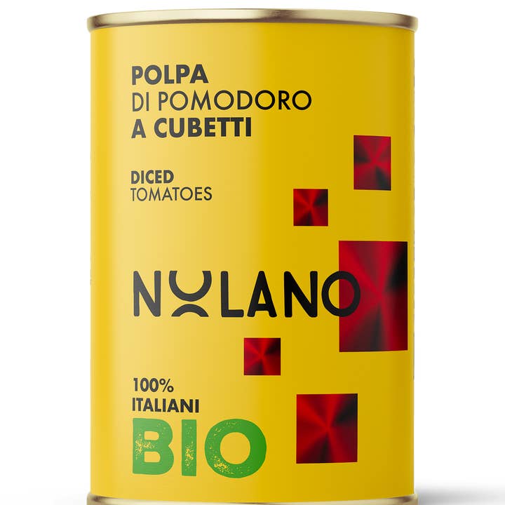 Nolano - Wholesale Pasta Sauce - 100% Italian organic diced tomato pulp 500G