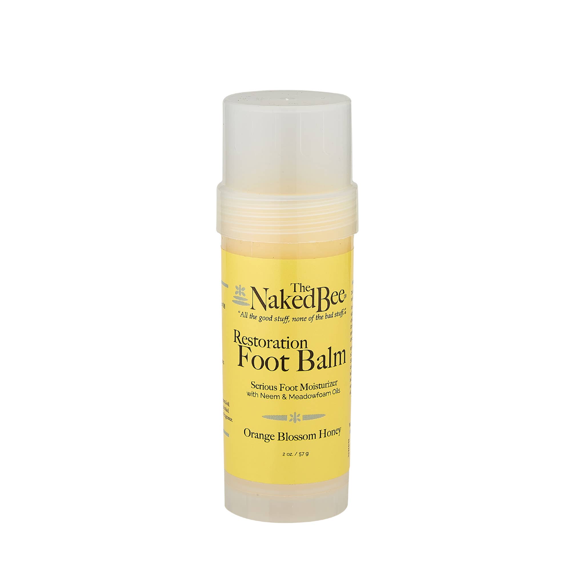 The Naked Bee - Wholesale Foot Cream - 2 oz. Orange Blossom Honey Restoration Foot Balm