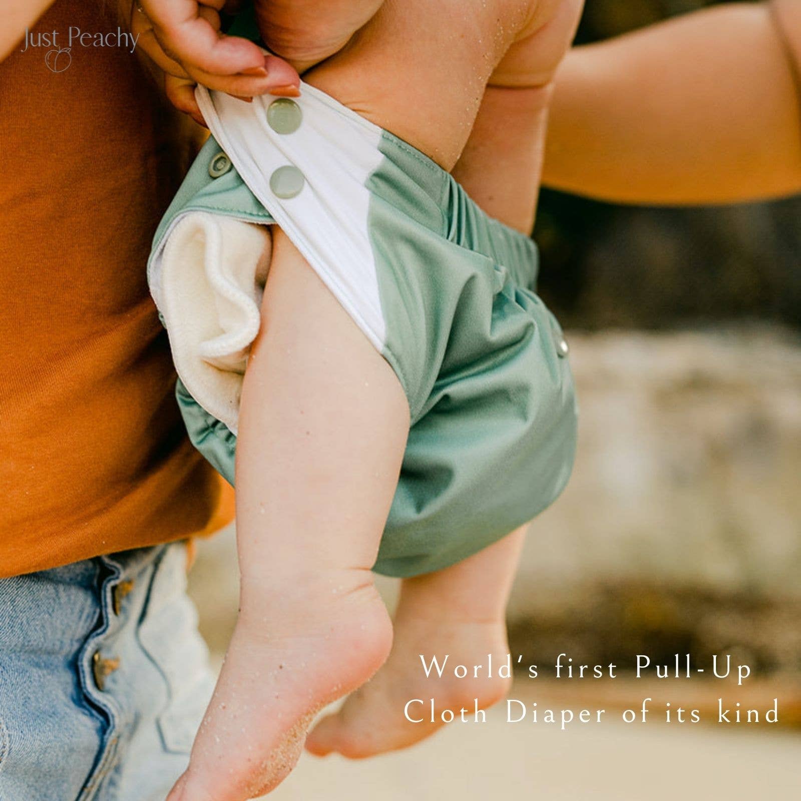 Just Peachy - Wholesale Nappy (cloth) – Baby - Cloth Diapers Nature Collection Single Set -Farmer's Market23