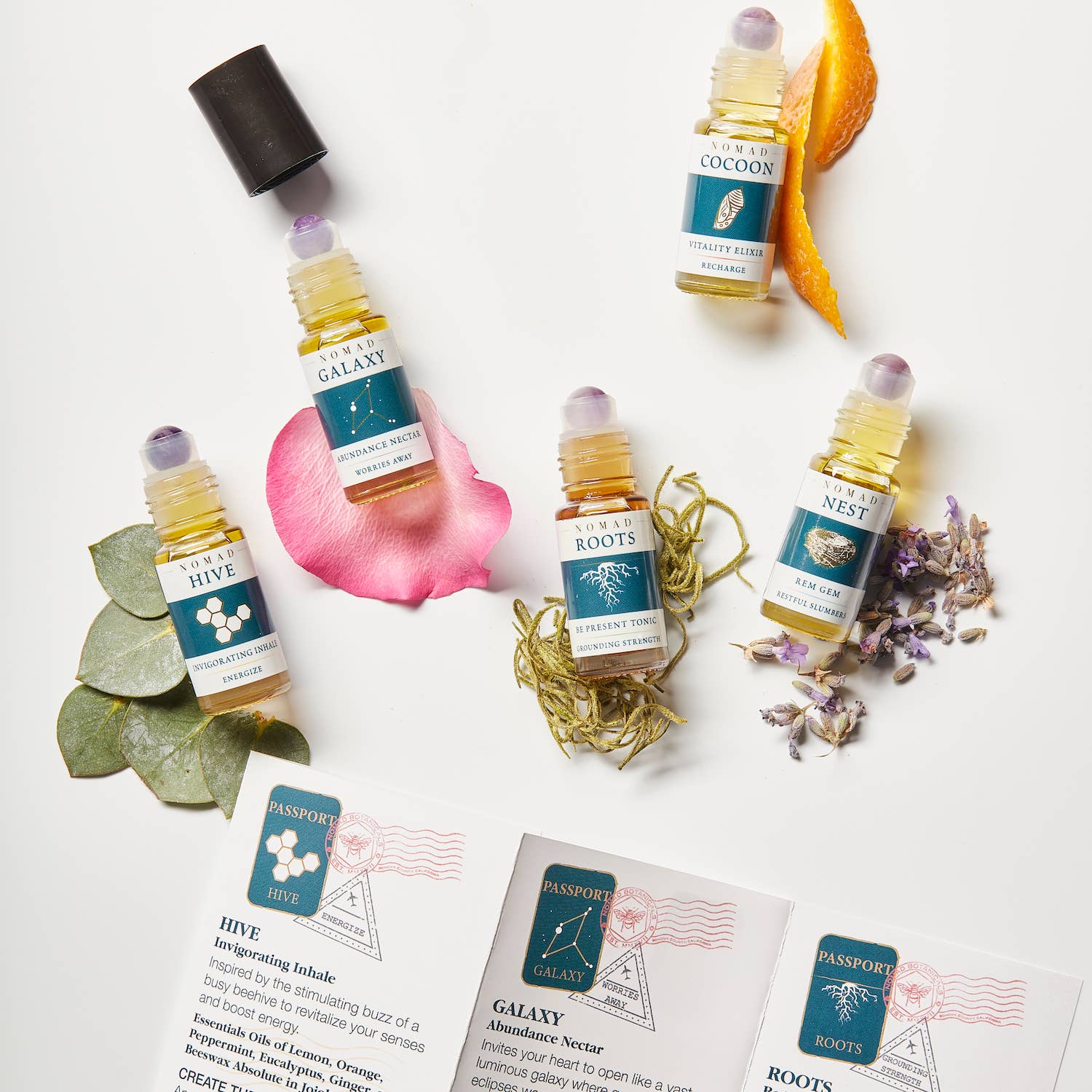 Nomad Botanicals - Wholesale Aromatherapy Lotion/Oil - Carry-on Wellness Collection2