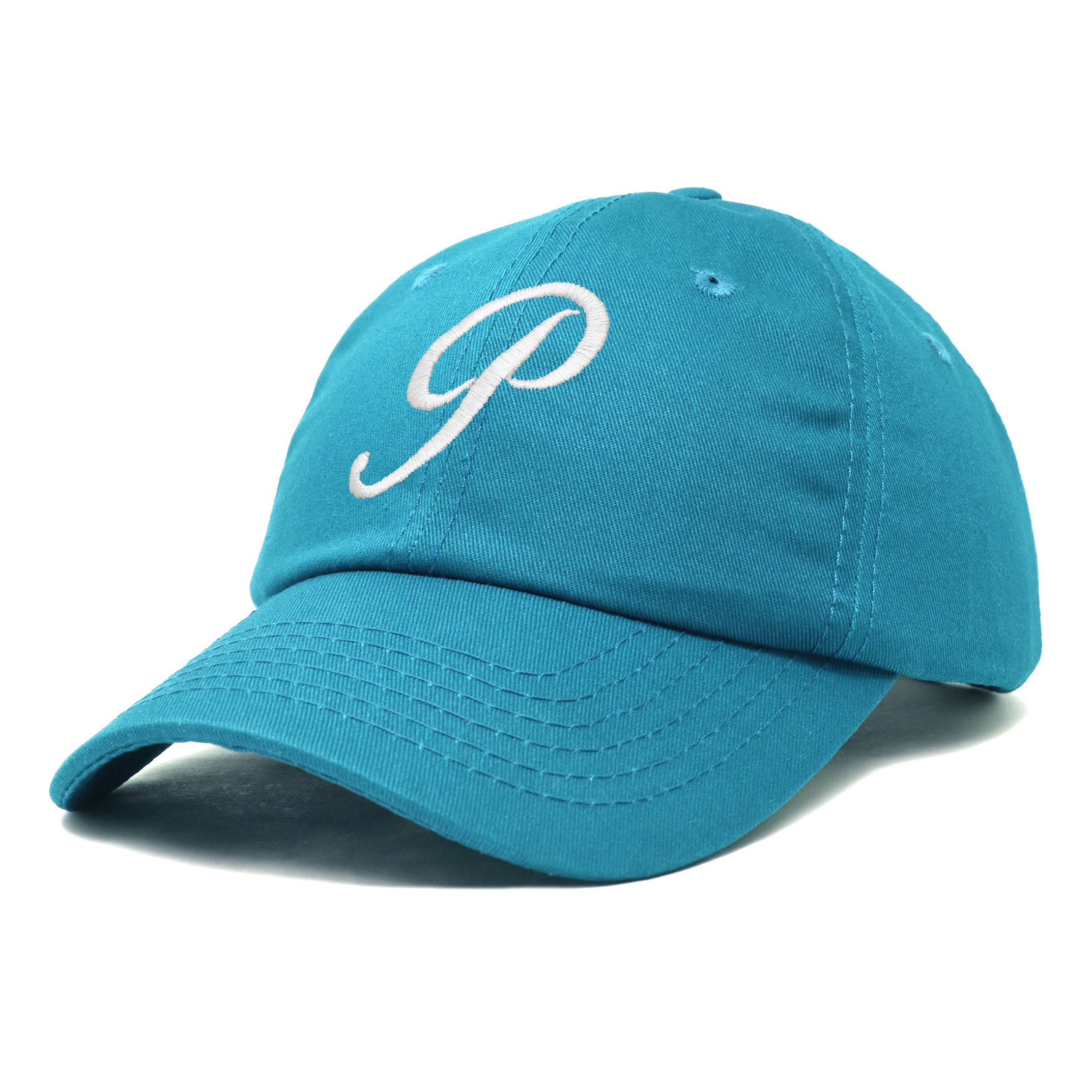 Dalix - Wholesale Baseball Cap - Women's - DALIX Initial Hat Letter P Womens Baseball Cap Monogram83