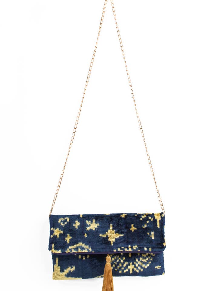 MALA DE MÃO/A TIRACOLO NAVY CELESTIAL NADIA por atacado de My Doris