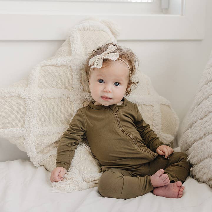 Little Joy Co. - Wholesale Sleepsuit - Baby - Solid Bamboo Zippy Pajamas - more colors6