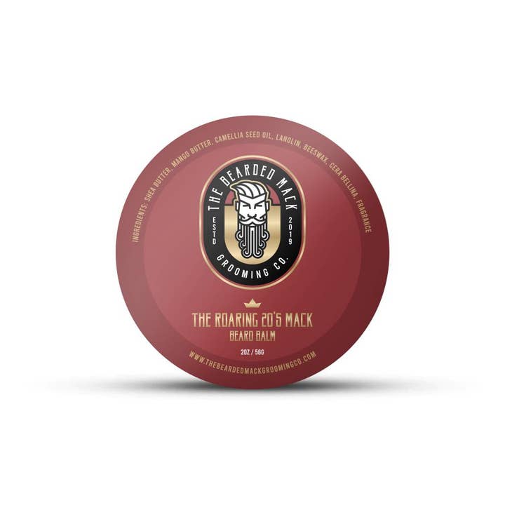 The Bearded Mack Grooming Co - Wholesale Beard Styling Product - The Roaring 20’s Mack Beard Balm - Barbershop