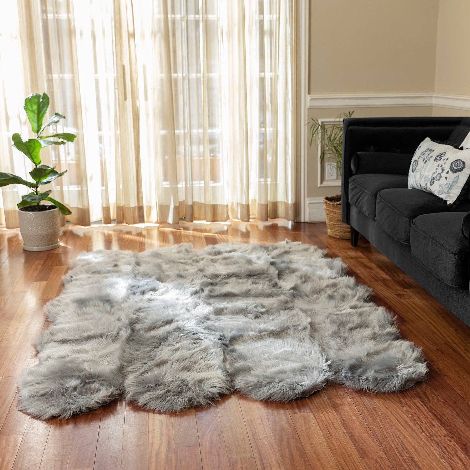 Walk on Me - Wholesale Area Rug - Faux Fur Super Soft and Silky Area Rug Witn Non Slip Backing and Machine Washable29
