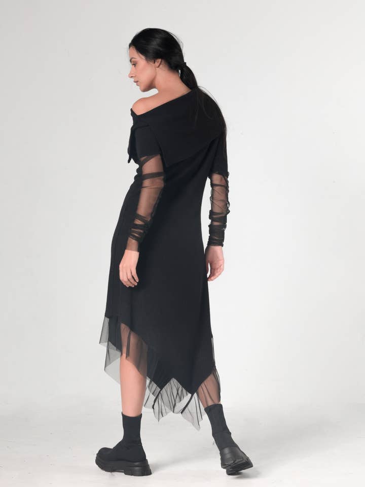 Metamorphoza - Wholesale Dress - Women's - Knitted Long Dress2